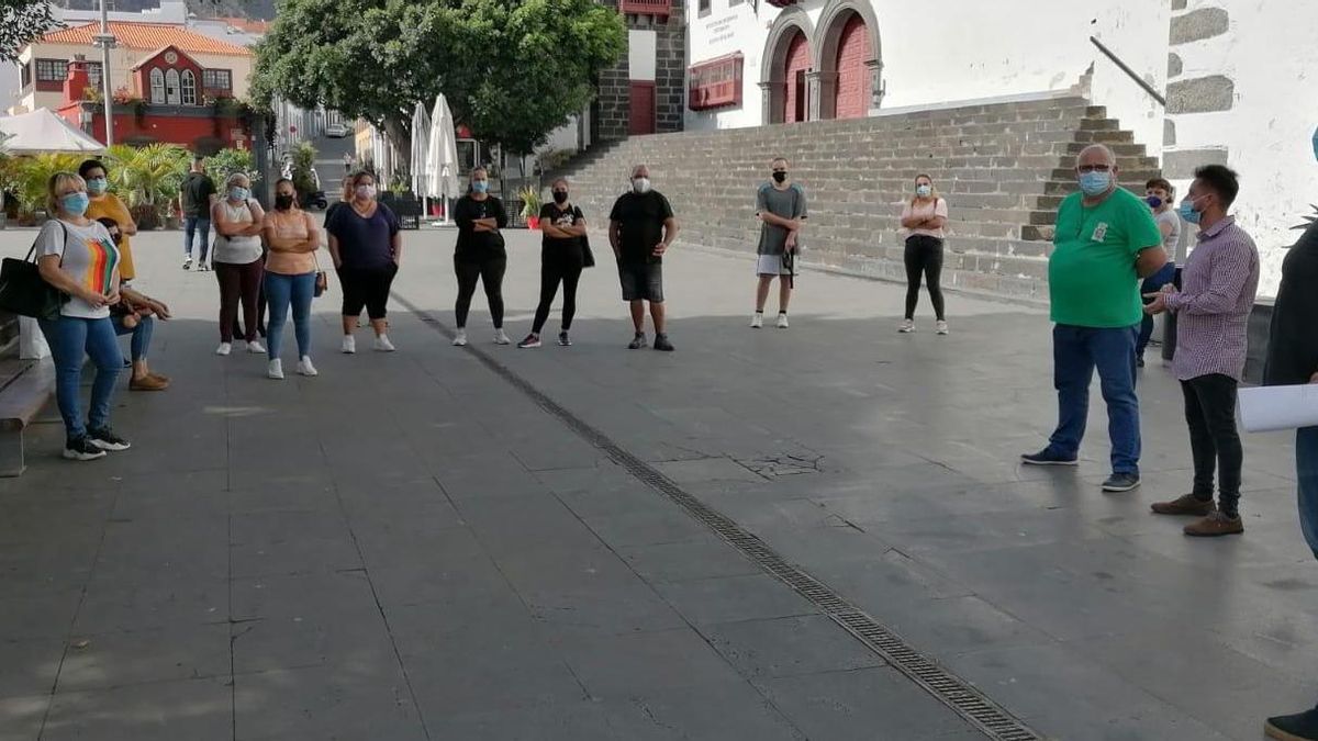 Imagen de las personas contratadas por el Ayuntamiento.