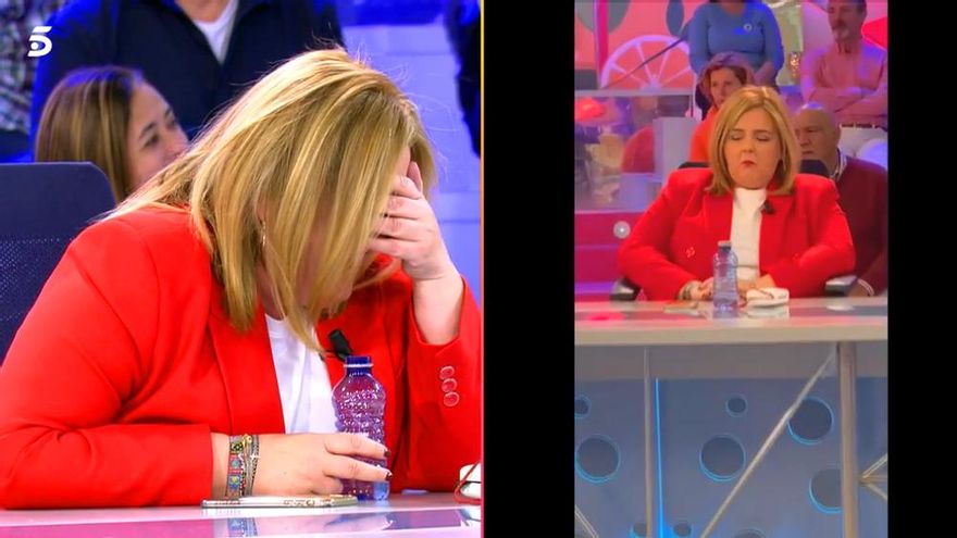 Risas en 'Sálvame' con la pillada en directo a Pilar Vidal: "Se ha quedado frita"