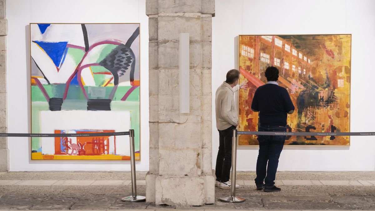 Más de 5.000 personas han visitado la exposición 'La pintura' en el Parlamento de Cantabria