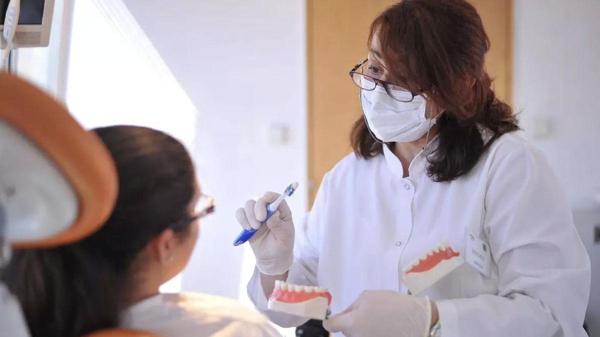 Consulta de dentista.