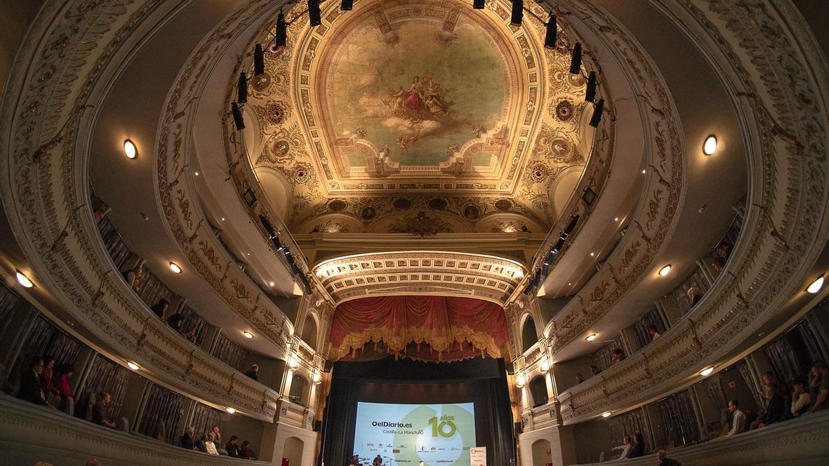 Teatro de Rojas de Toledo durante el acto del 10 aniversario de ElDiario.es Castilla-La Mancha