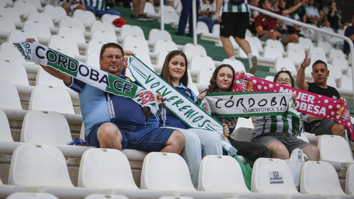 Grada Blanquiverde del Cordoba CF - Sevilla FC