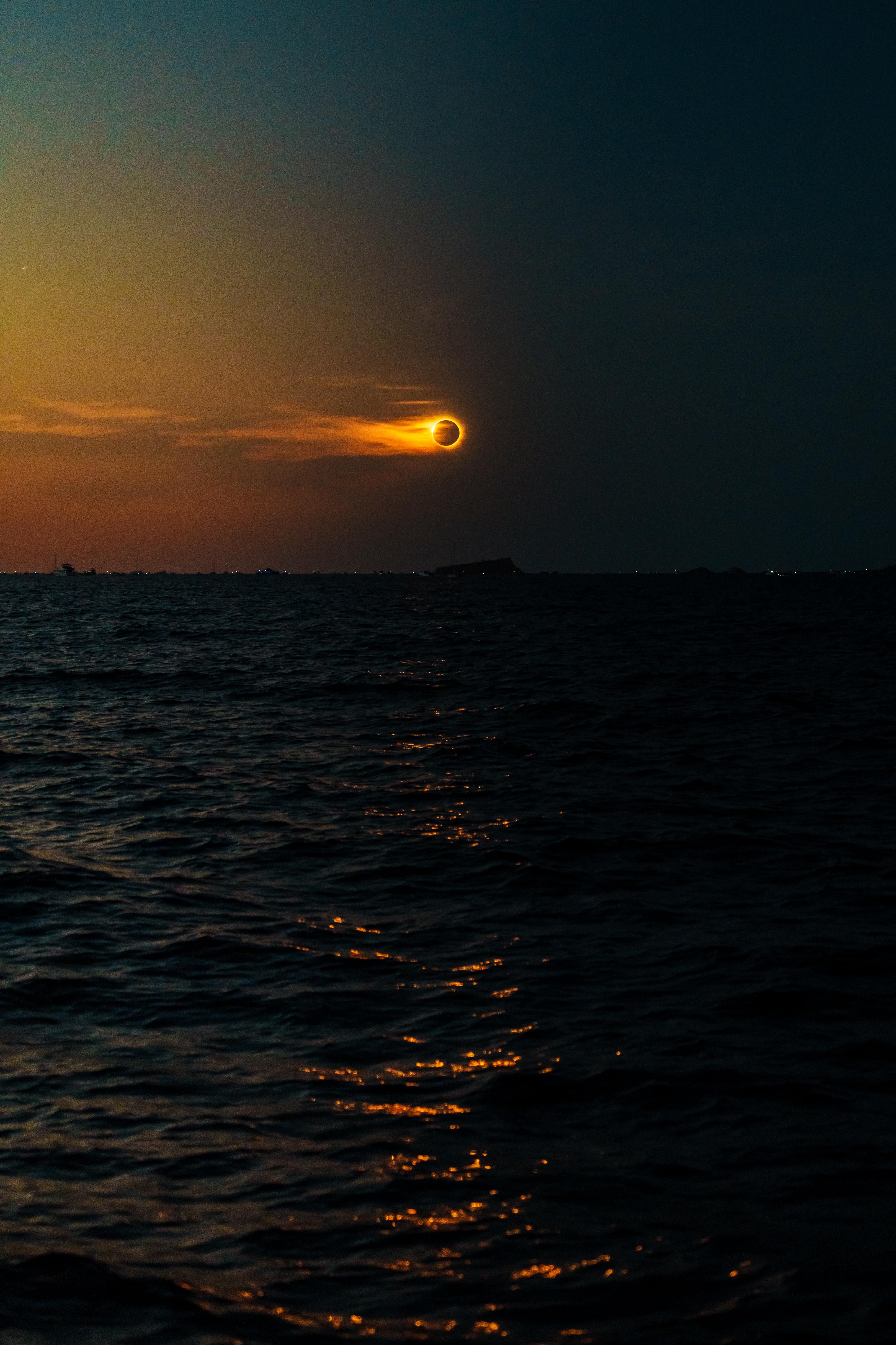 Instantània del eclips total de sol