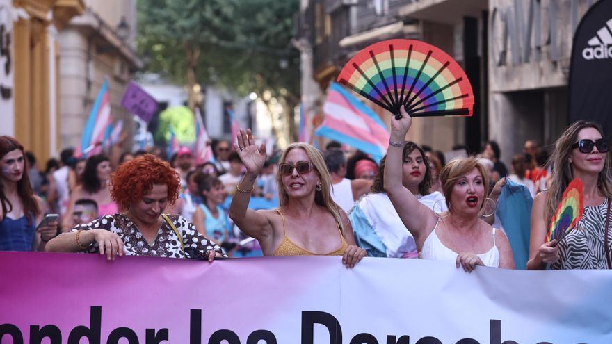 La primera marcha trans en Sevilla, entre la defensa de los derechos conquistados y el respaldo a Irene Montero