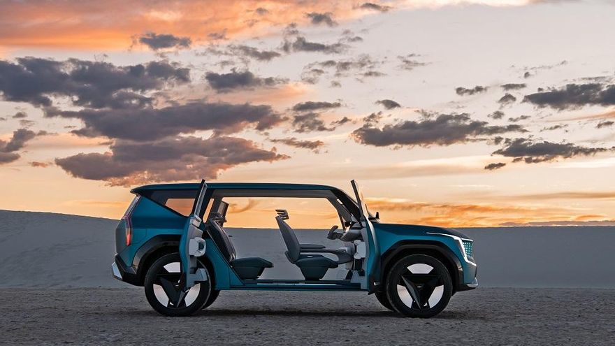 Este SUV totalmente eléctrico dispone de configuraciones interiores con visión de futuro.