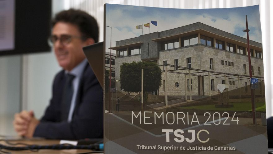 El presidente del Tribunal Superior de Justicia de Canarias: La situación judicial es "desbordante"
