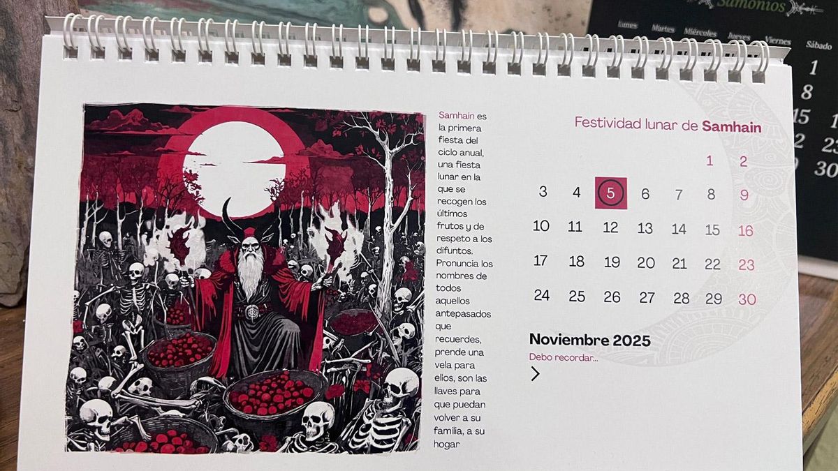 El mes de noviembre, con la fiesta de Samhain, inicio del tercer calendario pagano de La Caetra.
