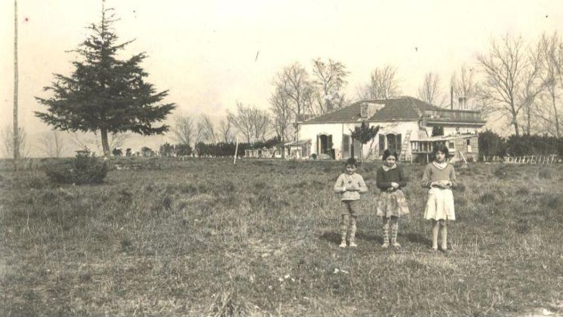 Deposito general de aguas en el alto de Mendillorri, 1934