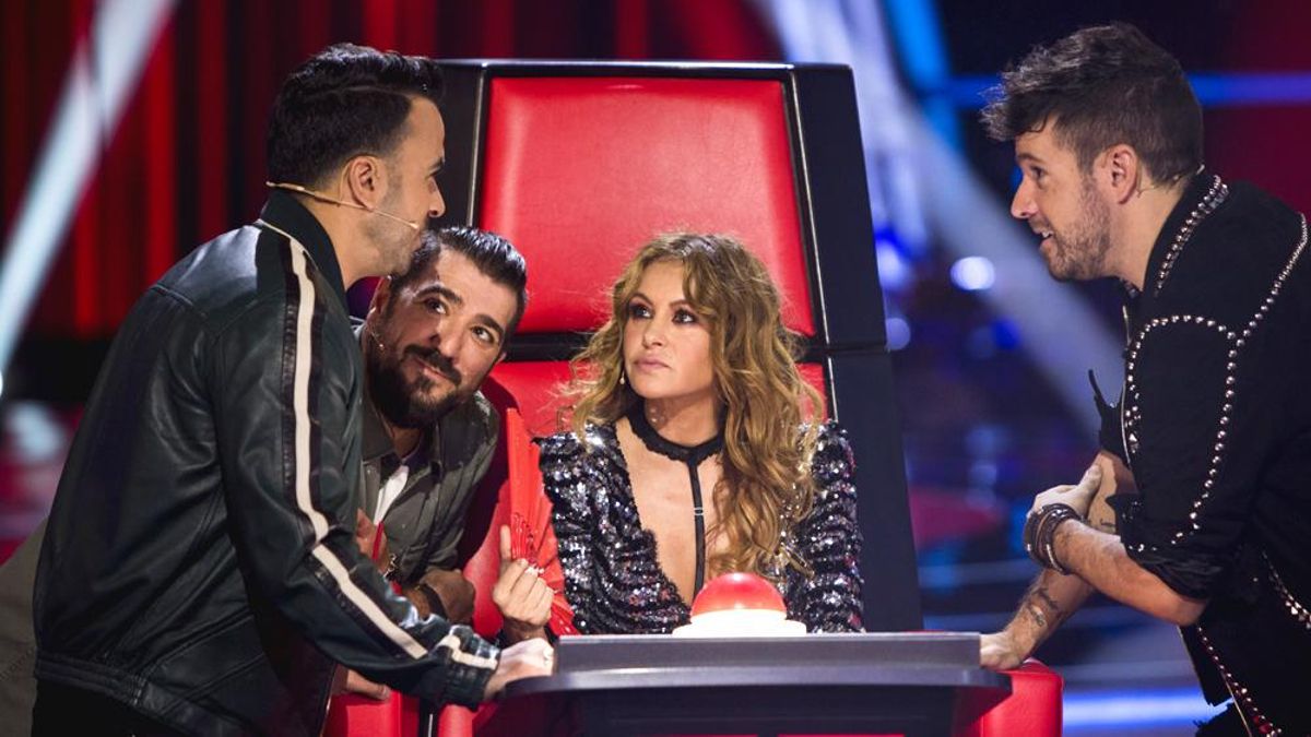 Fotogalería: los coaches de La Voz de Antena 3, en acción en plató