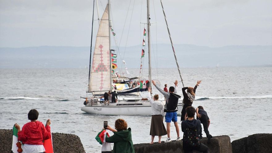 Una segunda flotilla con nueve barcos continúa hacia Gaza pese a la detención de la Global Sumud
