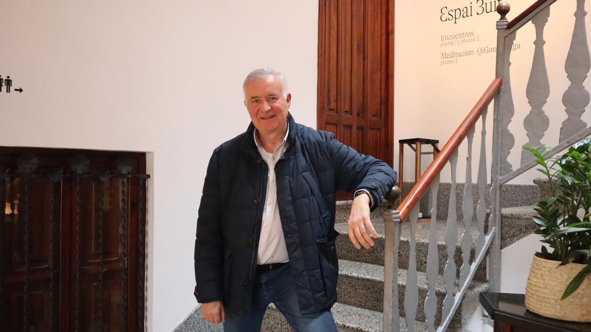 García Campayo, actual director del Máster de Mindfulness de la Universidad de Zaragoza, atiende a elDiario.es en Palma.