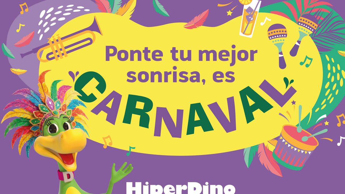 HiperDino te anima los días del Carnaval con una amplia selección de snacks y aperitivos