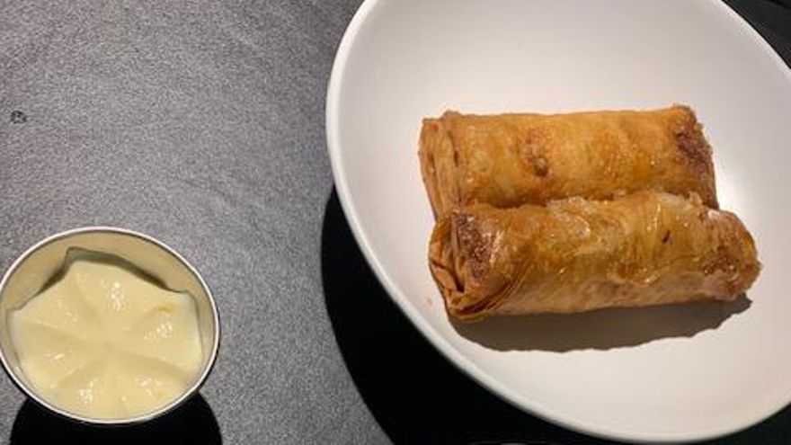 Spring rolls de carne cabra