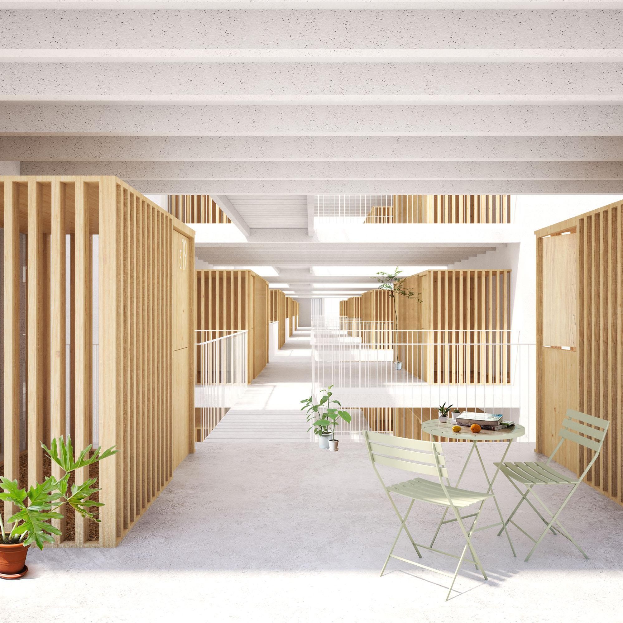 Render "Calle elevada" - GREENH@USE.