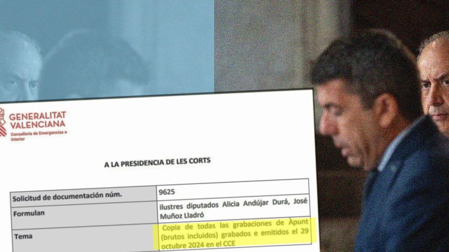 El conseller de Emergencias de Mazón ocultó a una diputada socialista el video del Cecopi
