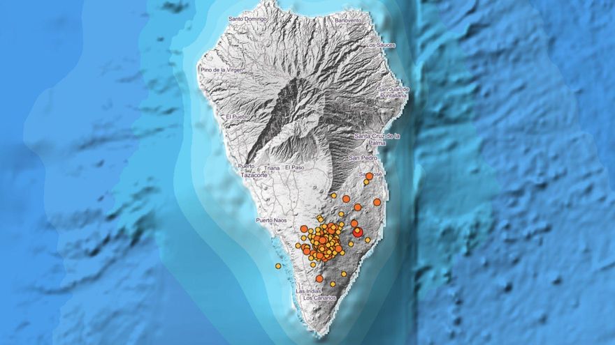 Aumenta la sismicidad en La Palma: localizados 40 terremotos este viernes, uno de magnitud 3,8