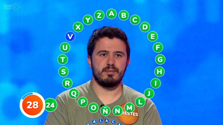 El temor de Orestes al fallar la última letra del Rosco de 'Pasapalabra'
