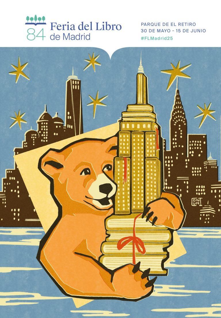 Cartel de la 84ª edición de la Feria del Libro de Madrid