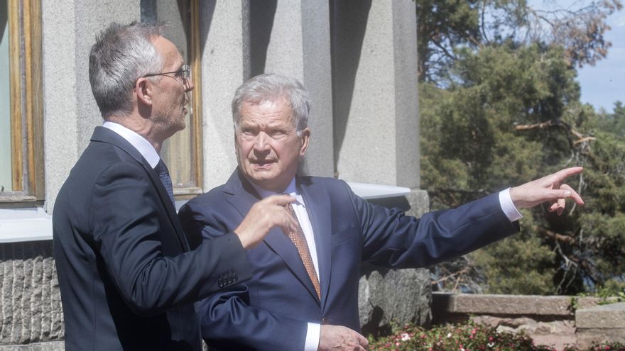 Stoltenberg confía ingreso Finlandia y Suecia pese "legítimos recelos turcos" EFE/EPA/MAURI RATILAINEN