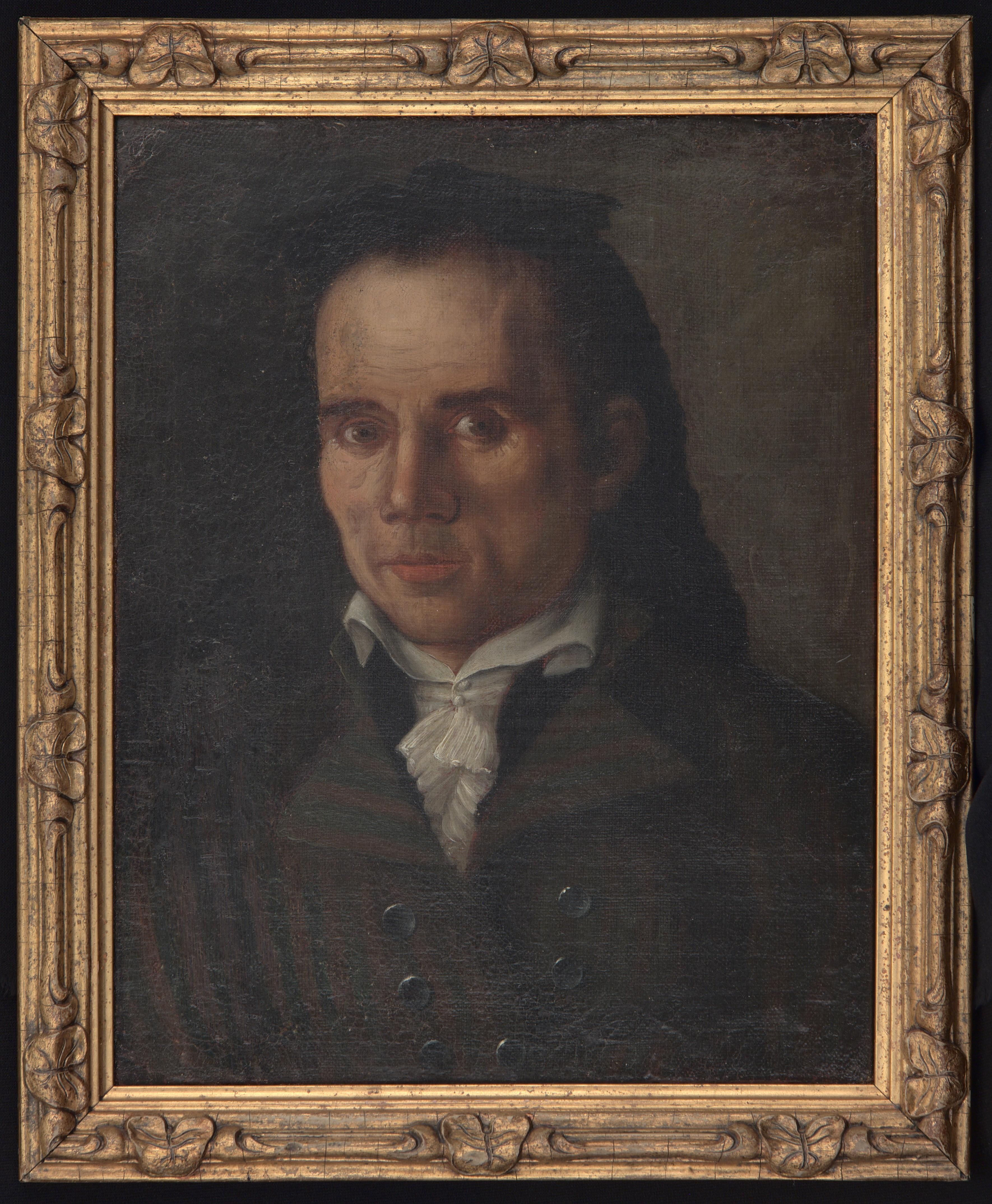 Retrato de majo, autor desconocido