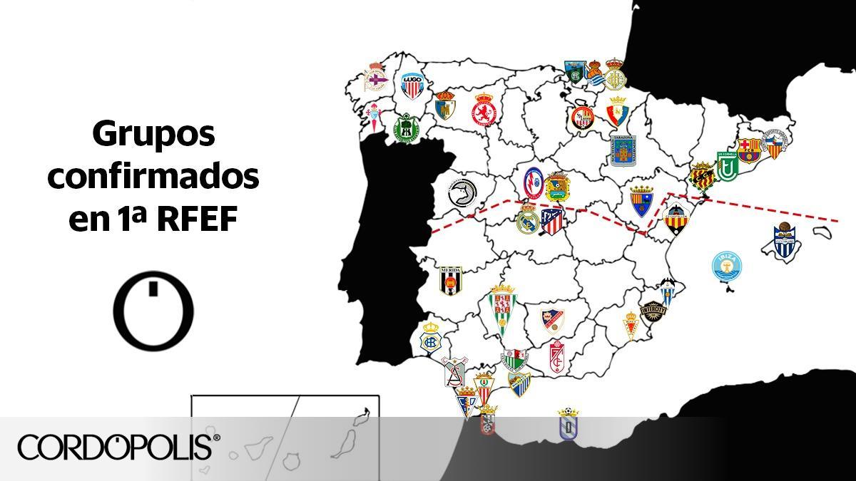 Primera RFEF: Así quedan definidos los grupos Norte-Sur en la Primera RFEF