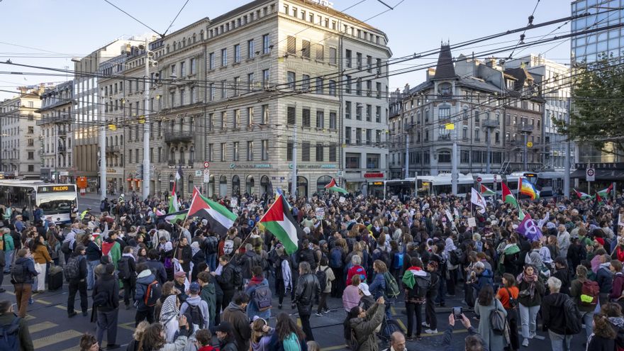 Cientos de manifestantes en Ginebra