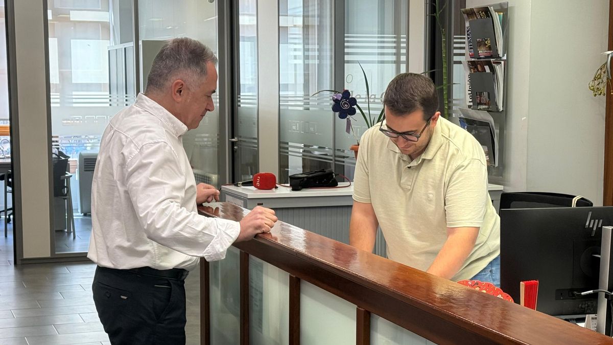 Madorrán presentando su precandidatura en el PSOE La Rioja