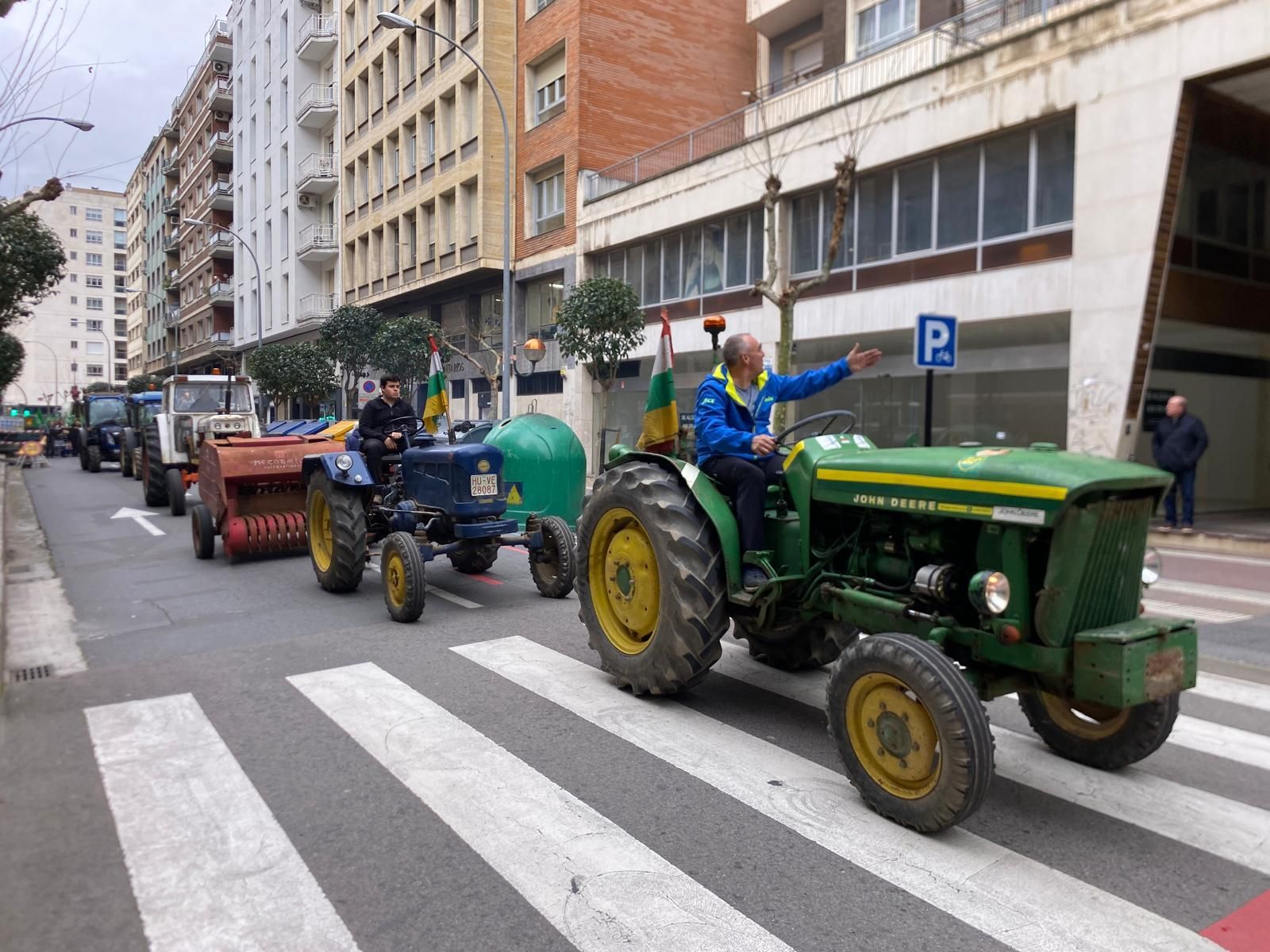 Tractorada en Logroño: "El campo ya no puede más"