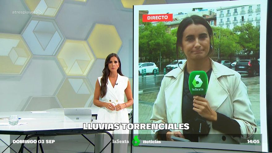 La alerta de Protección Civil sorprende en directo a la presentadora de 'laSexta Noticias'