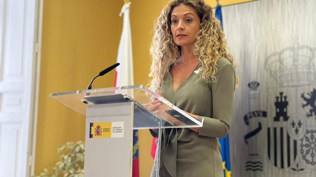 La delegada del Gobierno en Cantabria, Ainoa Quiñones.