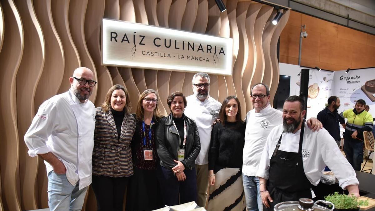 Los obradores artesanos, la cocina tradicional y la vegana, en el estand de Castilla-La Mancha en Madrid Fusión