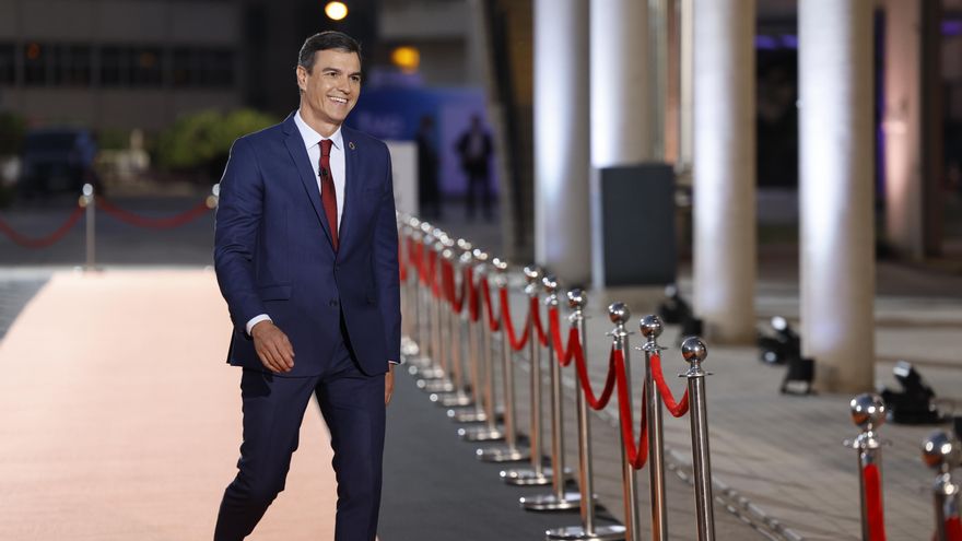 El candidato del PSOE a la presidencia del Gobierno, Pedro Sánchez, a su llegada al debate electoral celebrado este miércoles en Madrid. EFE/ Juanjo Martín