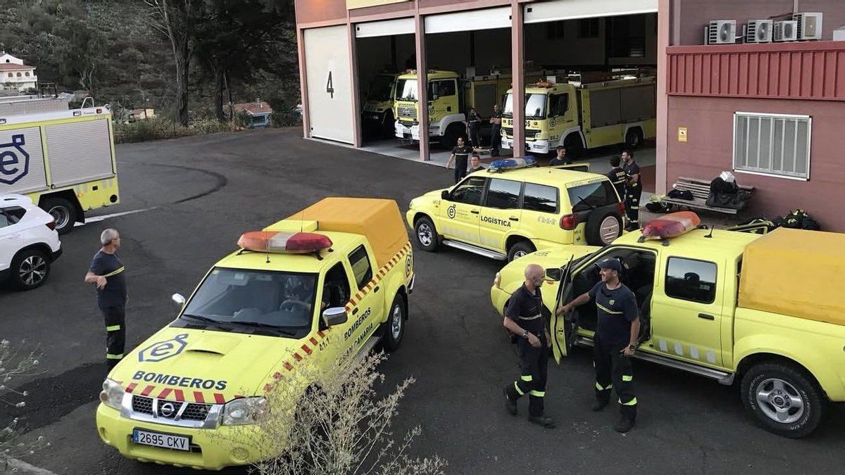 Bomberos de Gran Canaria, en una imagen de archivo