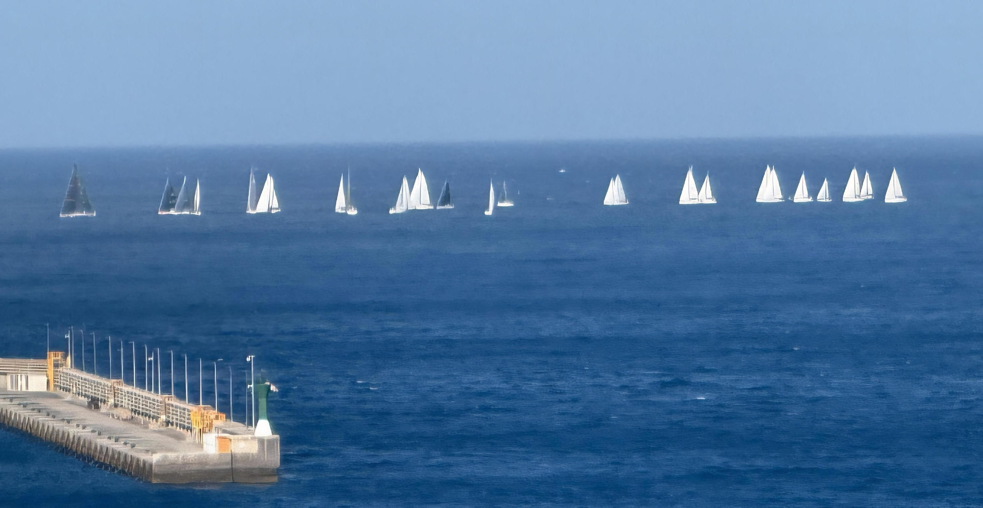 Salida de la Regata Lustral 2025.