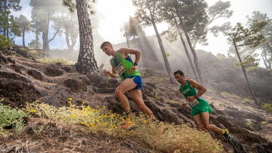 Dos corredores durante la prueba.