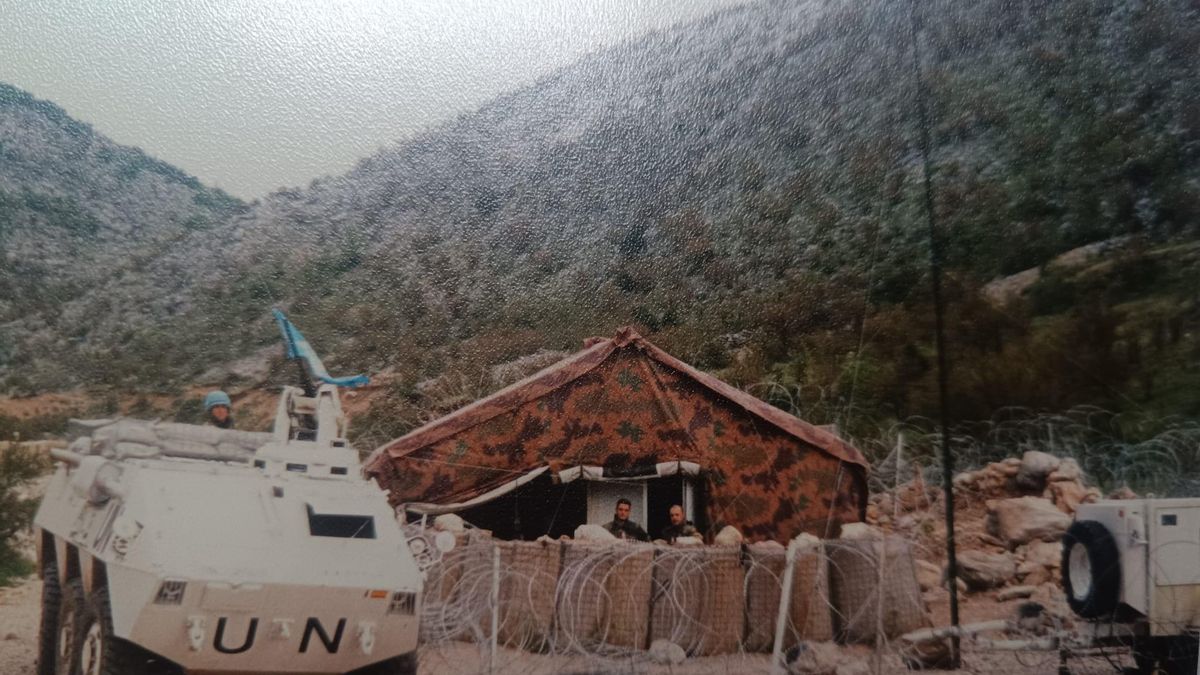 Uno de los puestos de control.