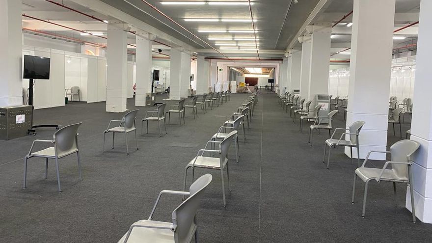 Gran Canaria ultima los preparativos para que Infecar se convierta en un centro de vacunación masiva desde este miércoles