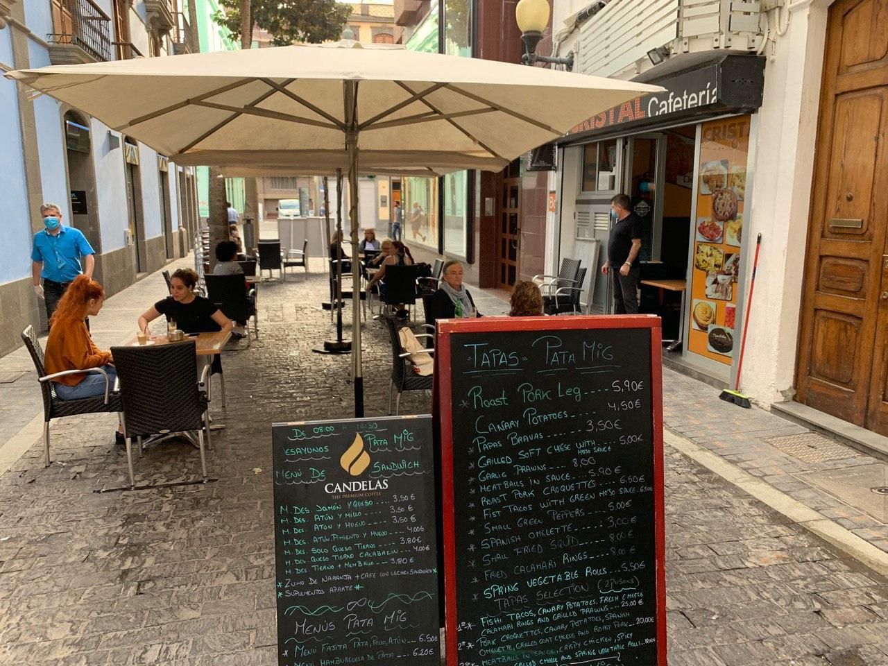 Terraza abierta en Las Palmas de Gran Canaria
