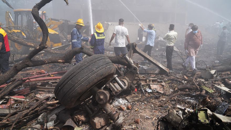 "Había cadáveres a mi alrededor", dice el único superviviente de la tragedia de Air India