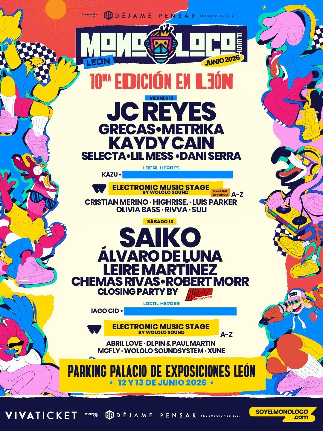 Cartel de la décima edición del festival Monoloco.