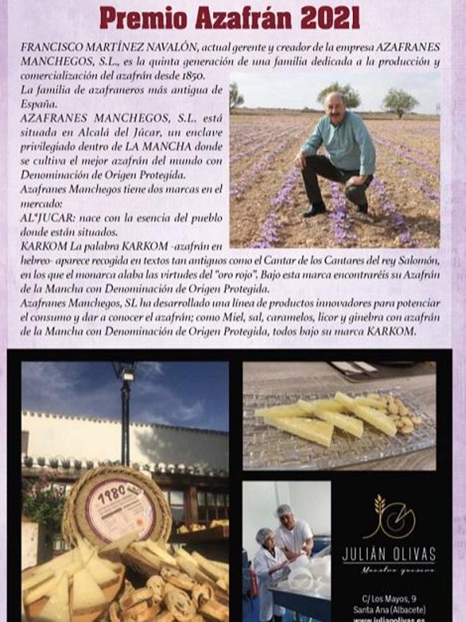 Programa Festival Rosa del Azafran Santa Ana