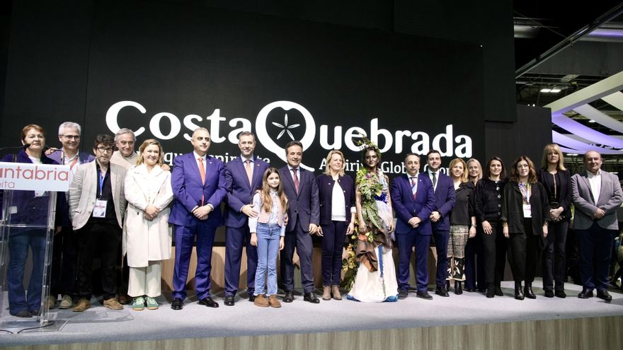 Acto del Geoparque Costa Quebrada en Fitur