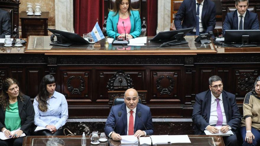 Manzur, en el Congreso: insistió con el llamado al diálogo a la oposición y negó recortes en Educación, Salud y Obras Públicas