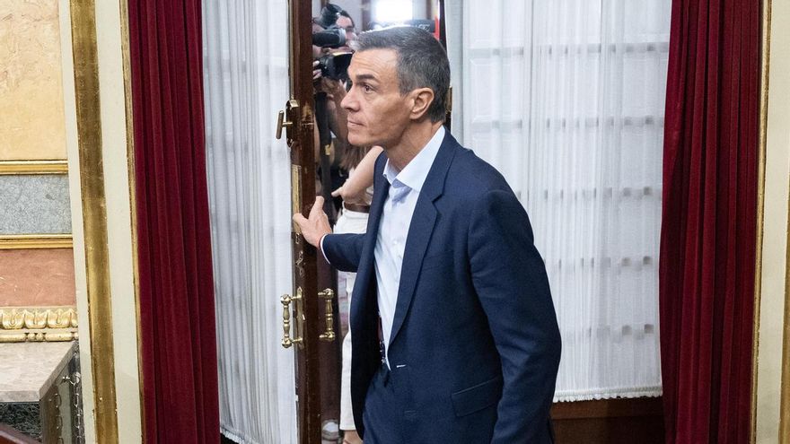 Pedro Sánchez, en la última sesión plenaria antes del verano