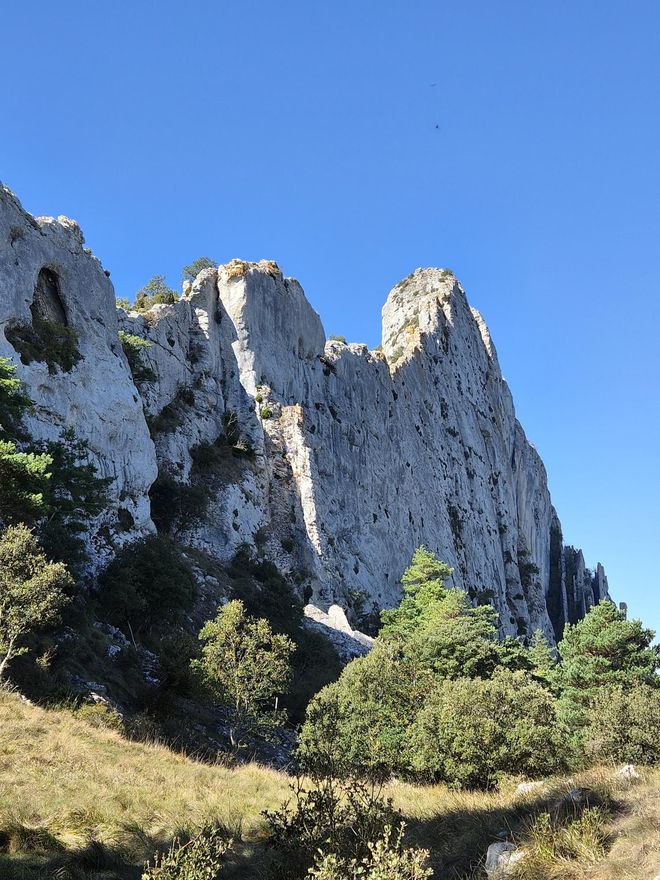 Vista de la arista Peña Karria
