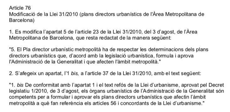 Redacción del artículo 76 de la ley de medidas fiscales
