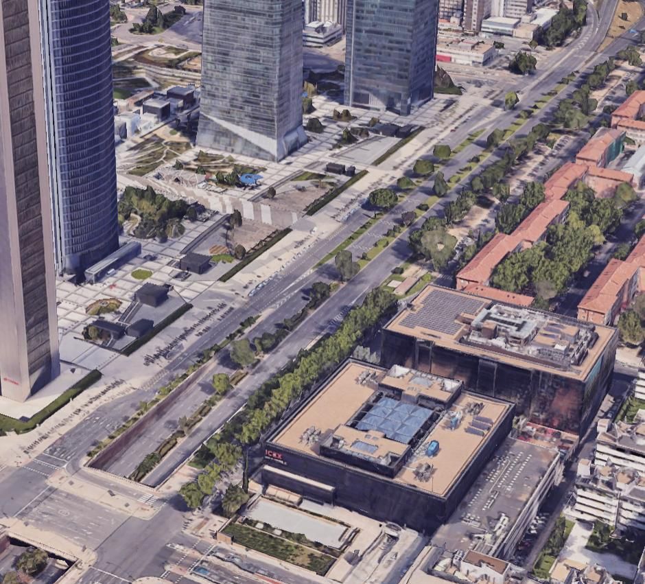 Aspecto actual del entorno que será soterrado