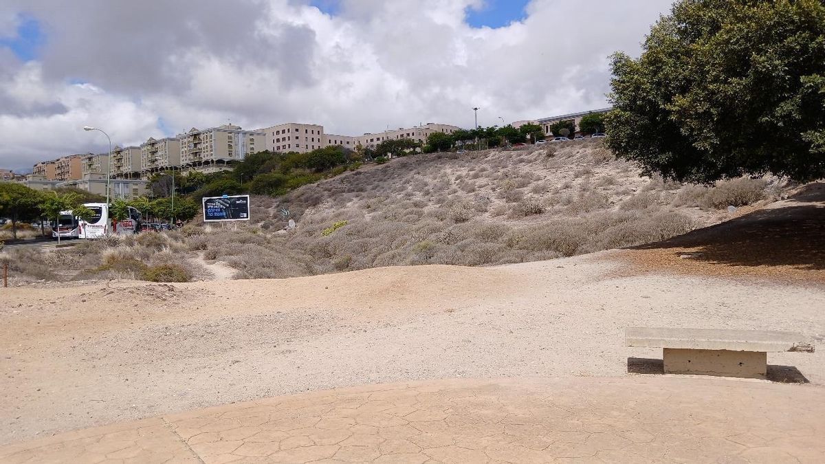 Espacio que será convertido en una gran zona verde.