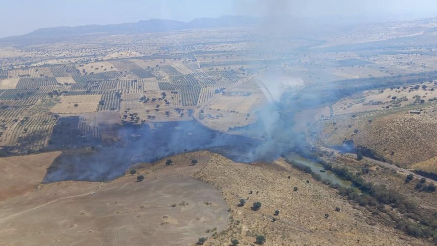 Extinguido el incendio forestal declarado en Belalcázar