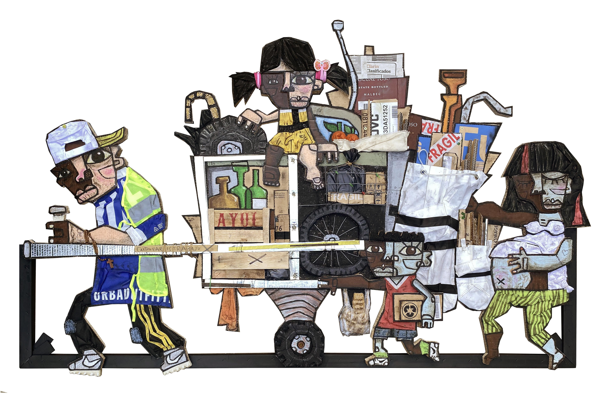 La Familia Del Braian,collage.